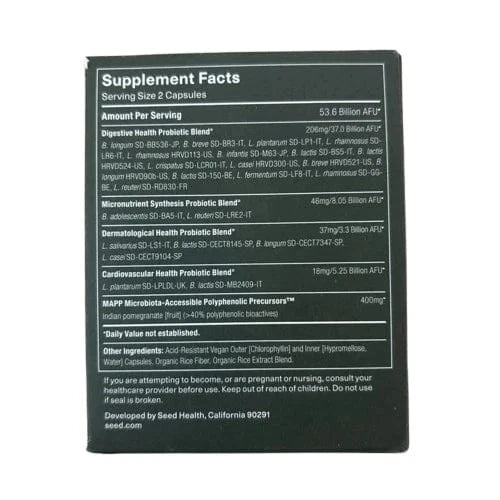 Seed DS-01 Daily Synbiotic - Prebiotic and Probiotic for Women & Men
