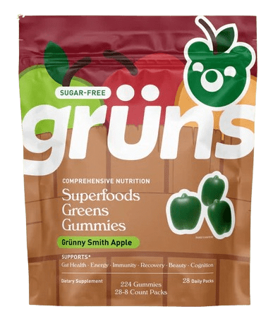 Gruns Superfood Gummies Granny Smith - Sugar-Free