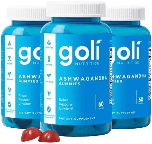 Goli Ashwagandha Gummies 3 Pack