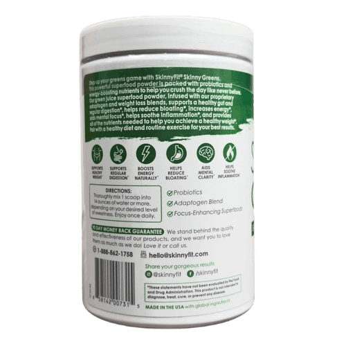 SkinnyFit Skinny Greens - Green Juice Superfood Powder