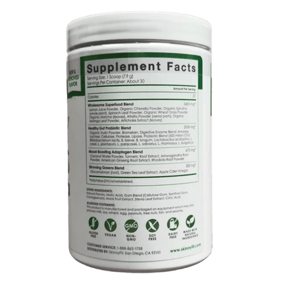 SkinnyFit Skinny Greens - Green Juice Superfood Powder